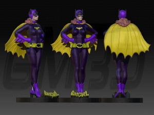 Batgirl 1966 -YVONNE CRAIG- 3D प्रिंट मॉडल