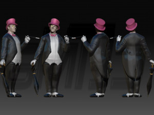 THE PINGUIN 1966 Burgess Meredith 3D 打印模型