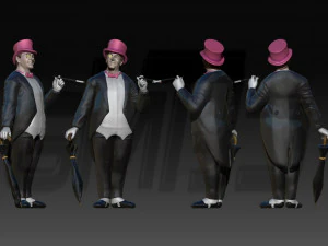 펭귄 1966 버제스 메레디스 3D 프린트 모델