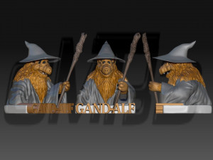 Gand-Alf the grey 3D 打印模型