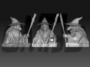 Gand-Alf the grey 3D-Druckmodell