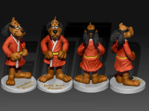 HONG KONG Phooey Modello di stampa 3D