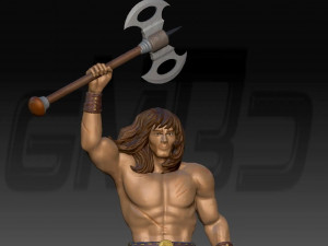 Barbarian 3Dプリントモデル