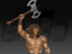 Barbarian 3D Print Model