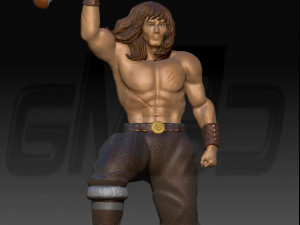 Barbarian 3Dプリントモデル
