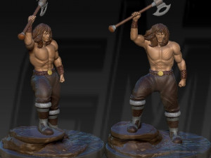 Barbarian 3Dプリントモデル