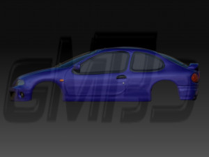Renault Megane coupe I 3D Print Model