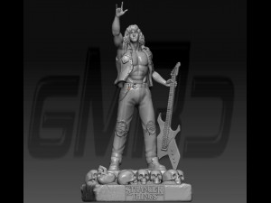 Eddie Munson Model Cetak 3D