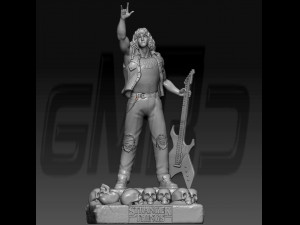 Eddie Munson Model Cetak 3D