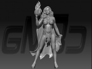 -X-Men- Madelyne Pryor The Queen Goblin 3Dプリントモデル