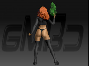 -X-Men- Madelyne Pryor The Queen Goblin 3Dプリントモデル