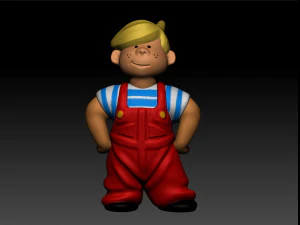 Dennis the Menace 3D Print Model