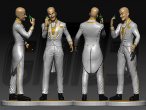 EggHead - Vincent Price - 3D-Druckmodell