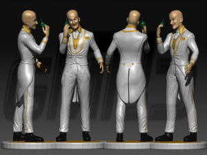 EggHead - Vincent Price - 3D Print Model