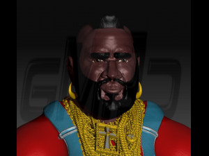Mister T 3D प्रिंट मॉडल