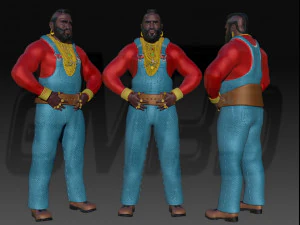 Mister T 3D Print Model