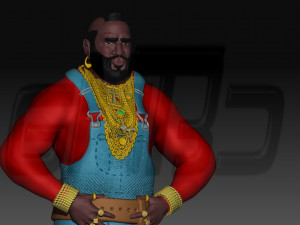 Mister T 3D प्रिंट मॉडल