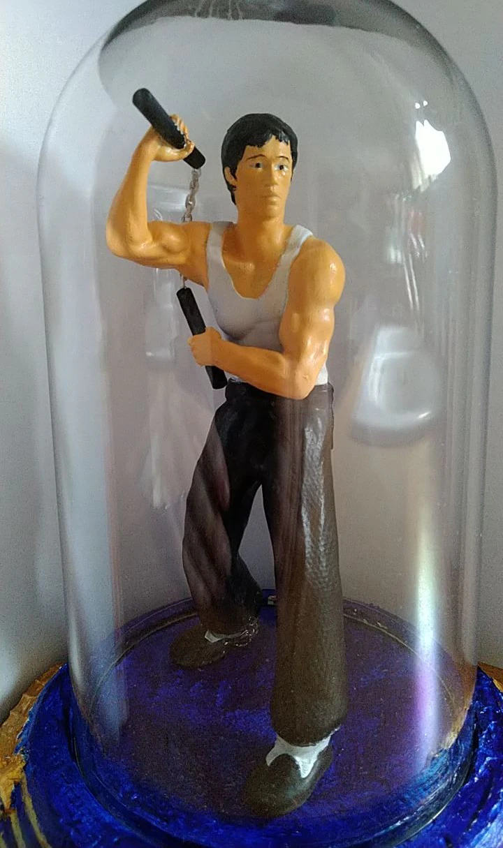 Bruce Lee Nunchaku 3D Print Model .c4d .max .obj .3ds .fbx .stl .blend 