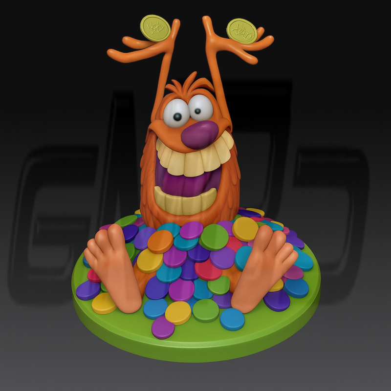 Pogmann Modello di stampa 3D .c4d .max .obj .3ds .fbx .stl .blend