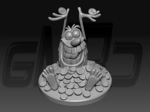 Pogman 3D Print Model