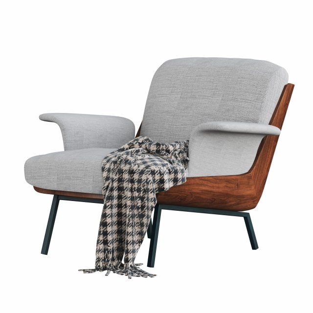 armchair Modelo 3D .c4d .max .obj .3ds .fbx .stl .blend 