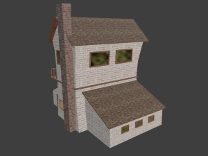 two story house 3D-Modell