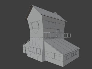 two story house 3D-Modell