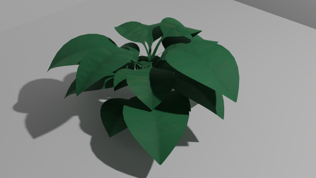simple plant 1 3D-Modell .c4d .max .obj .3ds .fbx .stl .blend 