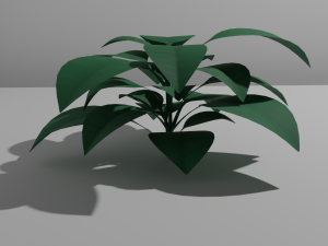 simple plant 1 3D-Modell