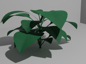 simple plant 1 3D-Modell