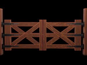 木门 3D 模型