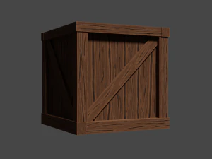 wood crate 3D Model