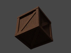wood crate 3D Model