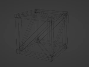 wood crate 3D Model