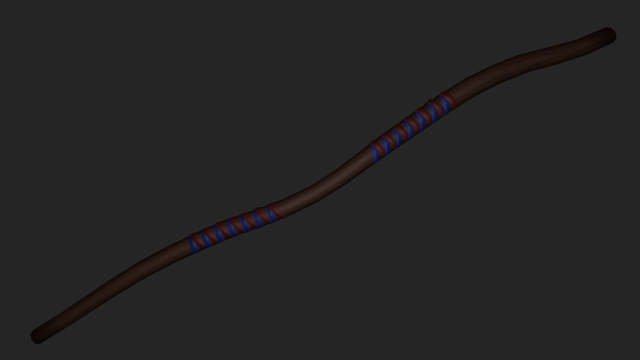 Staff 3D Модель .c4d .max .obj .3ds .fbx .stl .blend 