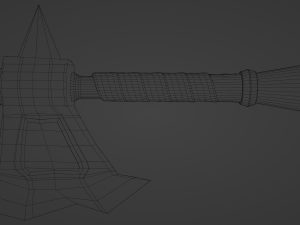 War Axe 3D-Modell