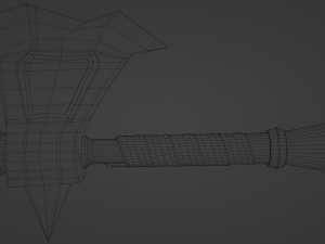 War Axe 3D-Modell