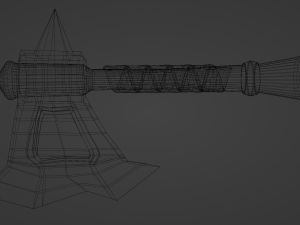 War Axe 3D-Modell
