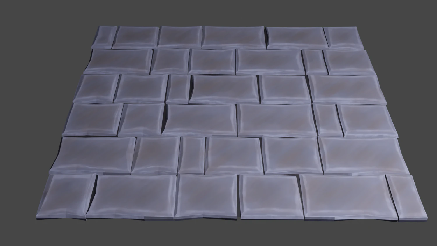 Stone Path 3D Model .c4d .max .obj .3ds .fbx .stl .blend 