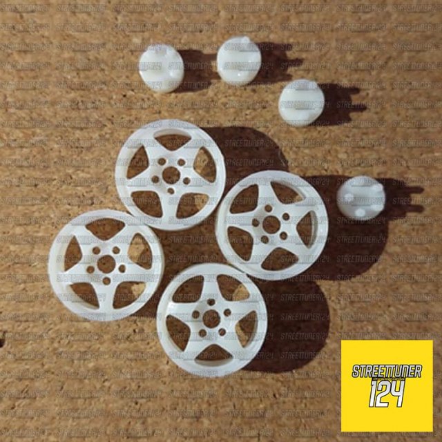 spoon sw388 15 5nuts 1-24 scale 3Dプリントモデル .c4d .max .obj .3ds .fbx .stl .blend 
