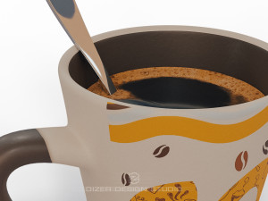 a cup of coffee Modelo 3D