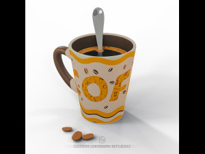 a cup of coffee Modelo 3D