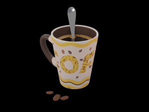 a cup of coffee Modelo 3D