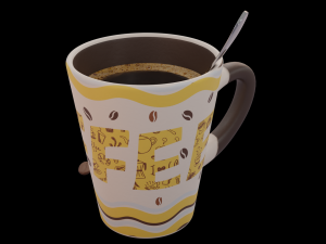 a cup of coffee Modelo 3D