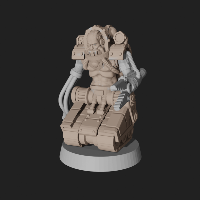 Servitor of the Adeptus Mechanicus Model Cetak 3D .c4d .max .obj .3ds .fbx .stl .blend 