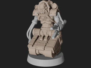 Сервітор Адептус Механікус 3D Принт Модель