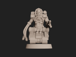 Servitor of the Adeptus Mechanicus Model Cetak 3D