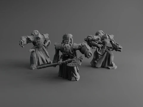 Технічний жрець для руйнування 3D Принт Модель