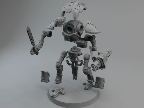 Міні Лицар 4 3D Принт Модель