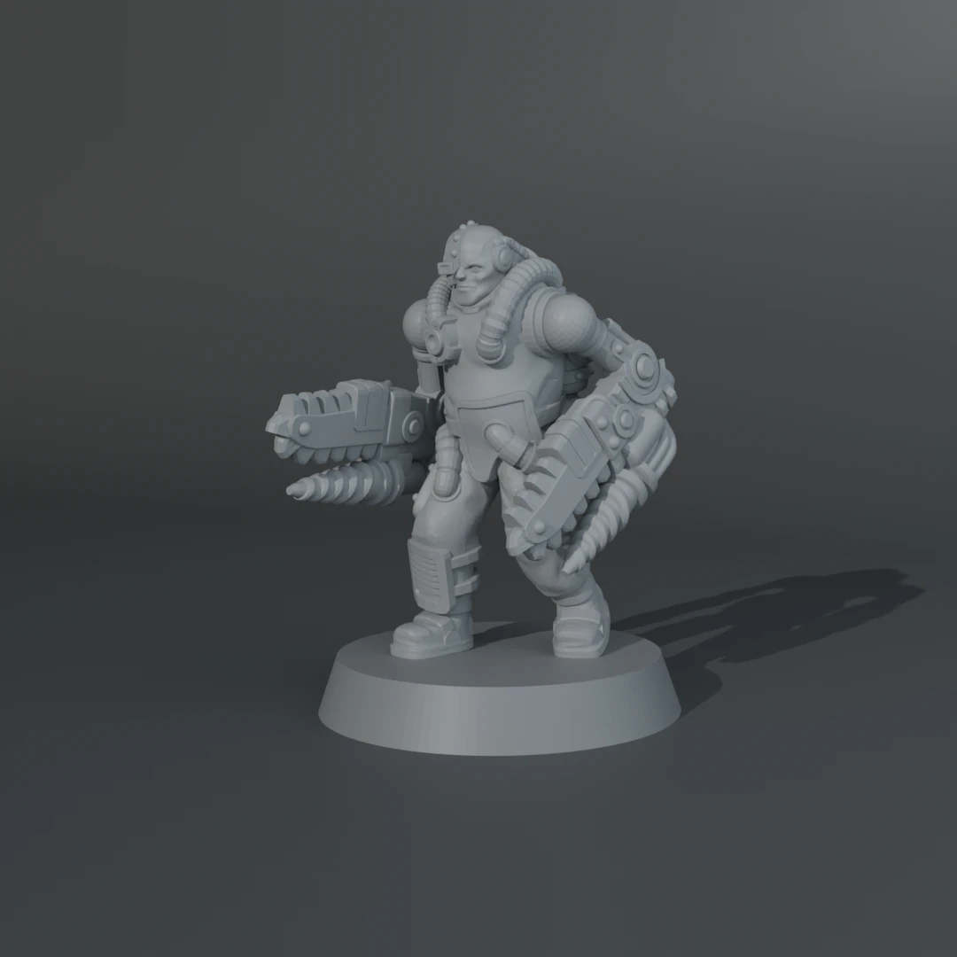 Retro servitore 3D Print Model .c4d .max .obj .3ds .fbx .stl .blend 
